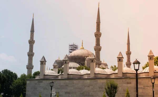 Minaret Mosquée Musulmane Religion Islam Tourisme Concepts Voyage — Photo