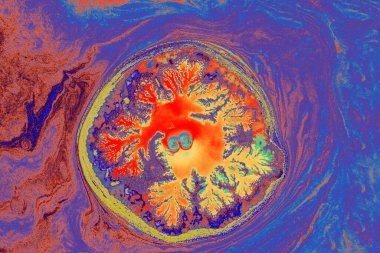 Kumaş, tasarım arkaplan dokusu için soyut yaratıcı mermer desen