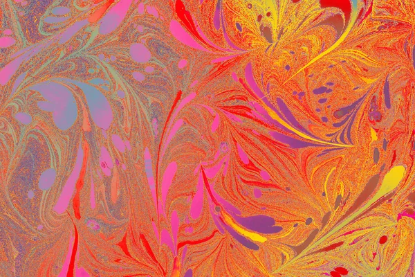 Padrão Floral Marmorização Abstrato Para Tecido Projeto Telha Textura Fundo — Fotografia de Stock