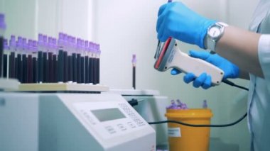 Hazırlık süreci ile için scanning örnekleri test kapları