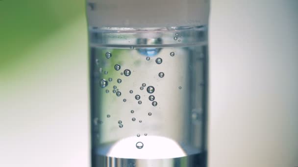 Macro shot of a hospital drop counter. 4K. — Stock Video