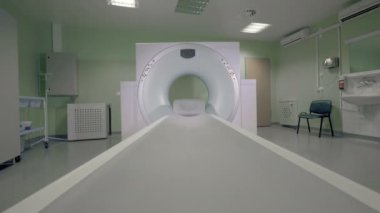 Modern tomografik makine, yakın.