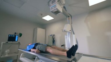 X-ışını mekanizması bir yalancı adam görüntüleme 