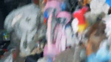 Bir sürü çöp spin sıralama makinesine bir tesisi.