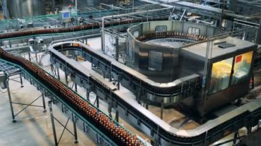 Bir bira fabrikasının nakliye birim tesislerinde