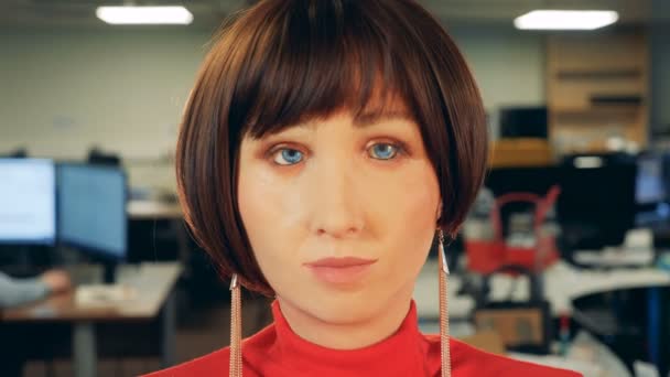 computer artificial human female model head