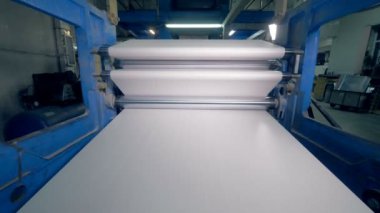 Kağıt üretim. Kağıt mekanizması ile haddeleme