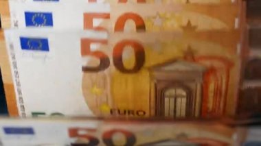 Euro parası otomatik olarak sayılıyor
