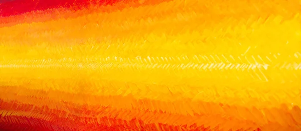 Kırmızıdan Sarıya Sırta Güzel Bir Yumuşak Geçiş Görünür Fırça Darbeleri — Stok fotoğraf