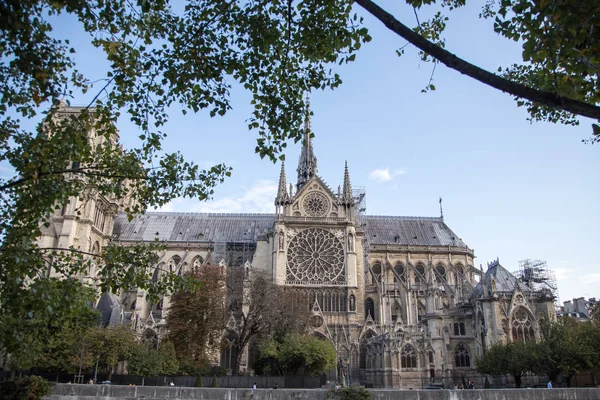 Roman Catholic Cathedral Notre Dame Paris 1345 — Stock Photo, Image