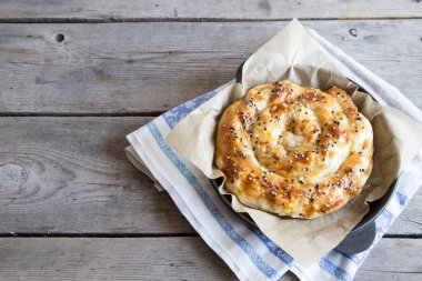 Vertuta, geleneksel Romen, Moldavian veya Balkan pasta. 