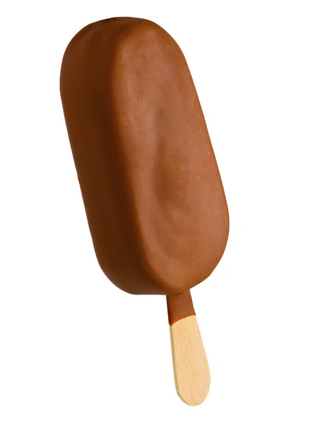 Caramel Glazed Ice Cream Bar Stick — Stock Photo, Image