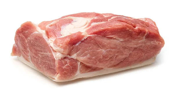 Fresh Raw Pork Meat Isolated White — Stock Photo, Image