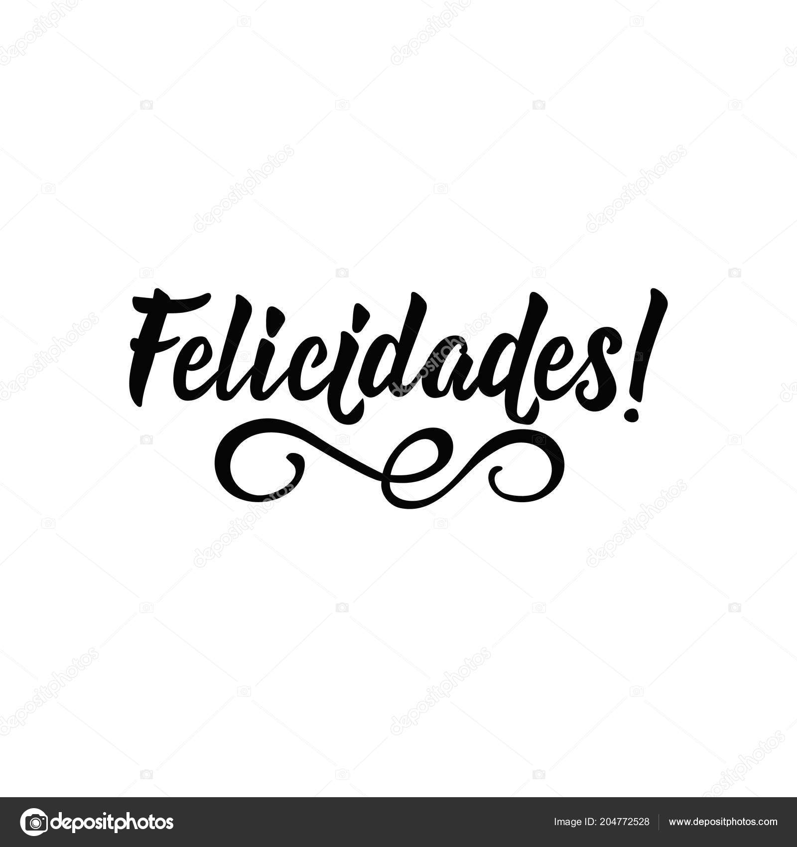 text in Spanish: Happy Wednesday. Lettering. calligraphy vector  illustration. Feliz Miercoles Stock Vector