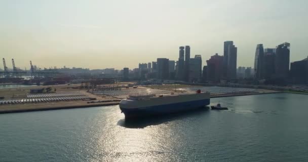 Navire pour le port de transport — Video