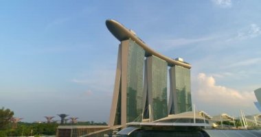 Singapur manzaraları boyunca yan kaydırın