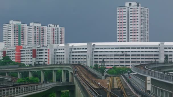 Timelaps metro de la singapura — Vídeos de Stock