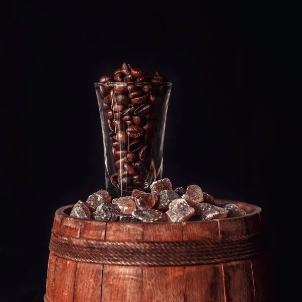 hoş kokulu kahve çekirdekleri kahve tazelik ve barış olduğunu