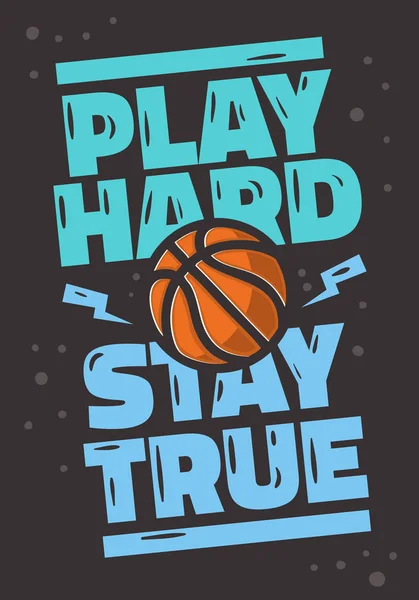 Basketball T-shirt T-shirt à thème Design vectoriel graphique — Image vectorielle