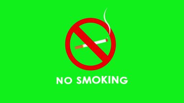 Sigara içilmeyen animasyon alanı yok. Yeşil ekran 4k döngüsü yok.