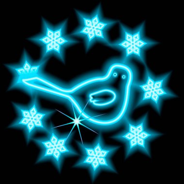 Parlak neon görüntü. Siyah arkaplanda neon eğimli desen. Dekor elementi. Tasarıma. Evrensel uygulama. Vektör illüstrasyonu