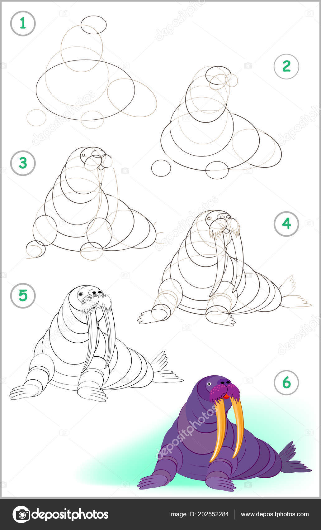 Vetor de ilustração de página para colorir de desenho de cobra cobra fofa  para livro de colorir para crianças