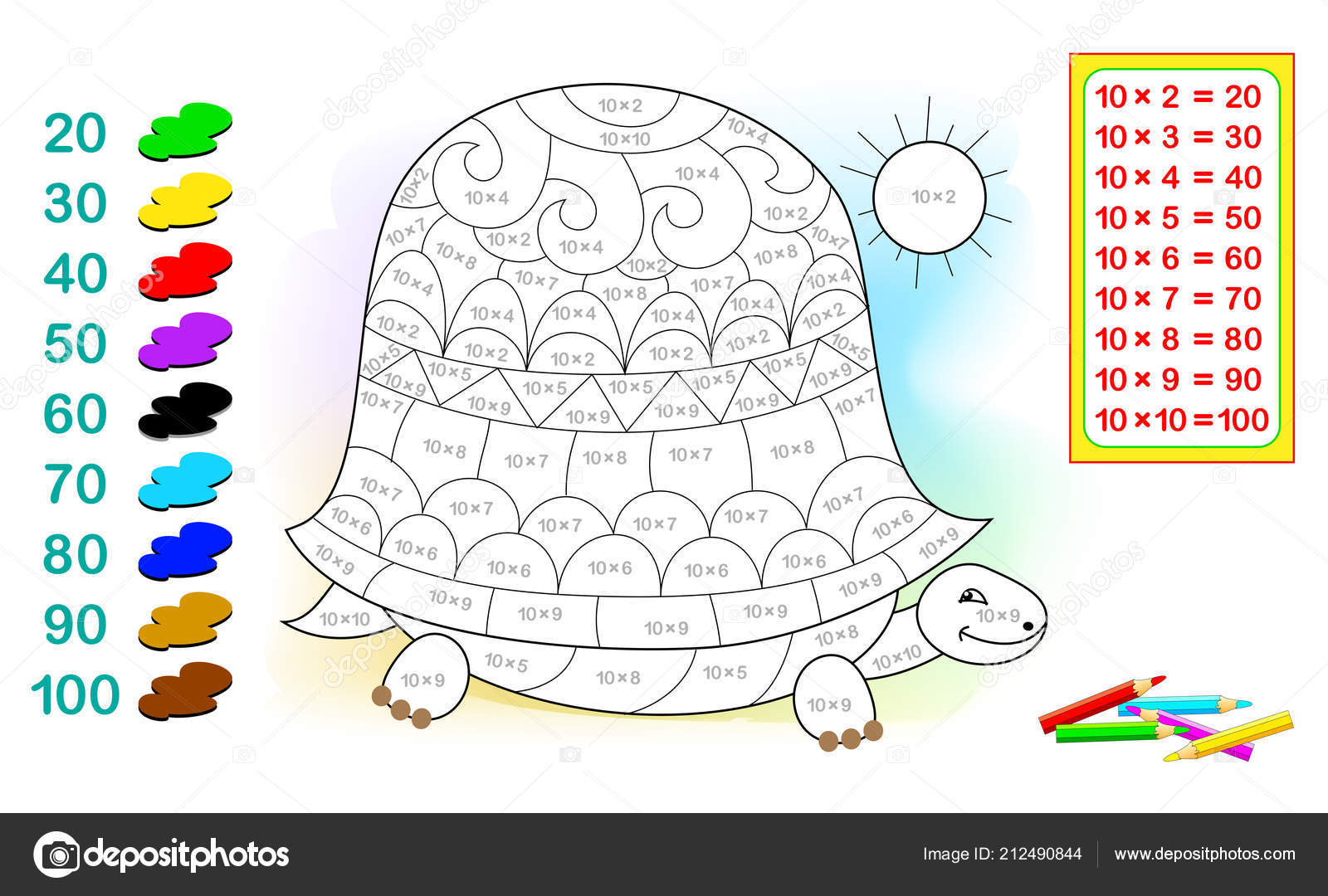 Pintura Desenho Cores Jogo De Criança Imagem de Stock - Imagem de