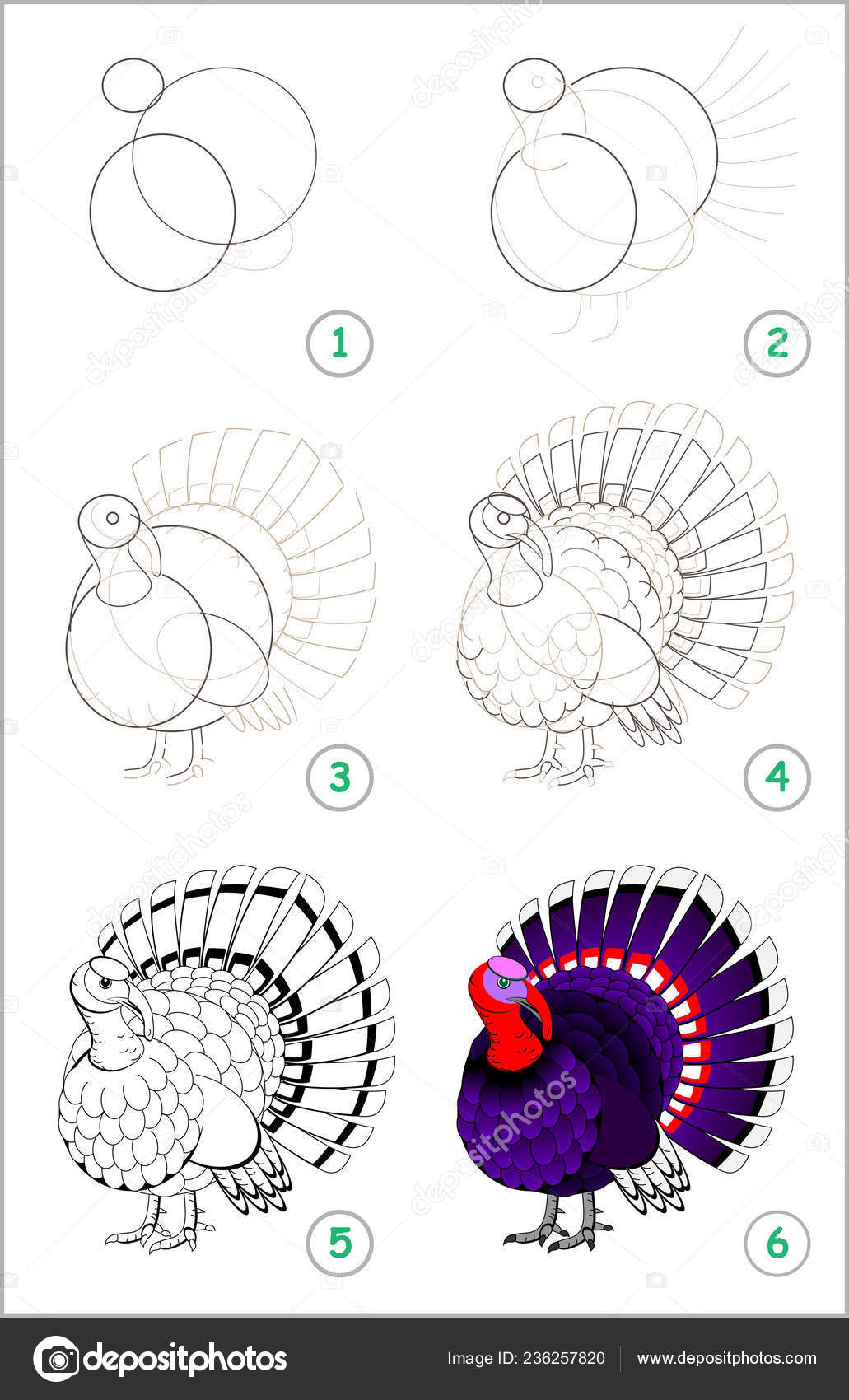 Aula de desenho para crianças como desenhar um cavalo marinho tutorial de  desenho passo a passo repete a imagem página de atividades para crianças  para livro ilustração vetorial