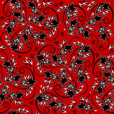 Celtic ulusal sembolleri ve trickles ile Seamless modeli süsleme. Modern popüler yazdır. Vektör çizgi film resim.