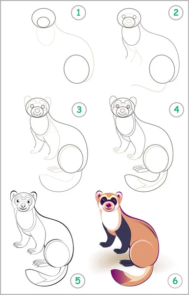 como desenhar um dinossauro fofo passo a passo. atividade fácil e divertida  para o desenvolvimento e a criatividade das crianças. tutorial de desenho  de animais e objetos da série do alfabeto em