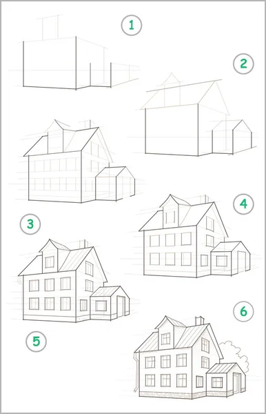 Desenho de casas instruções passo a passo fáceis