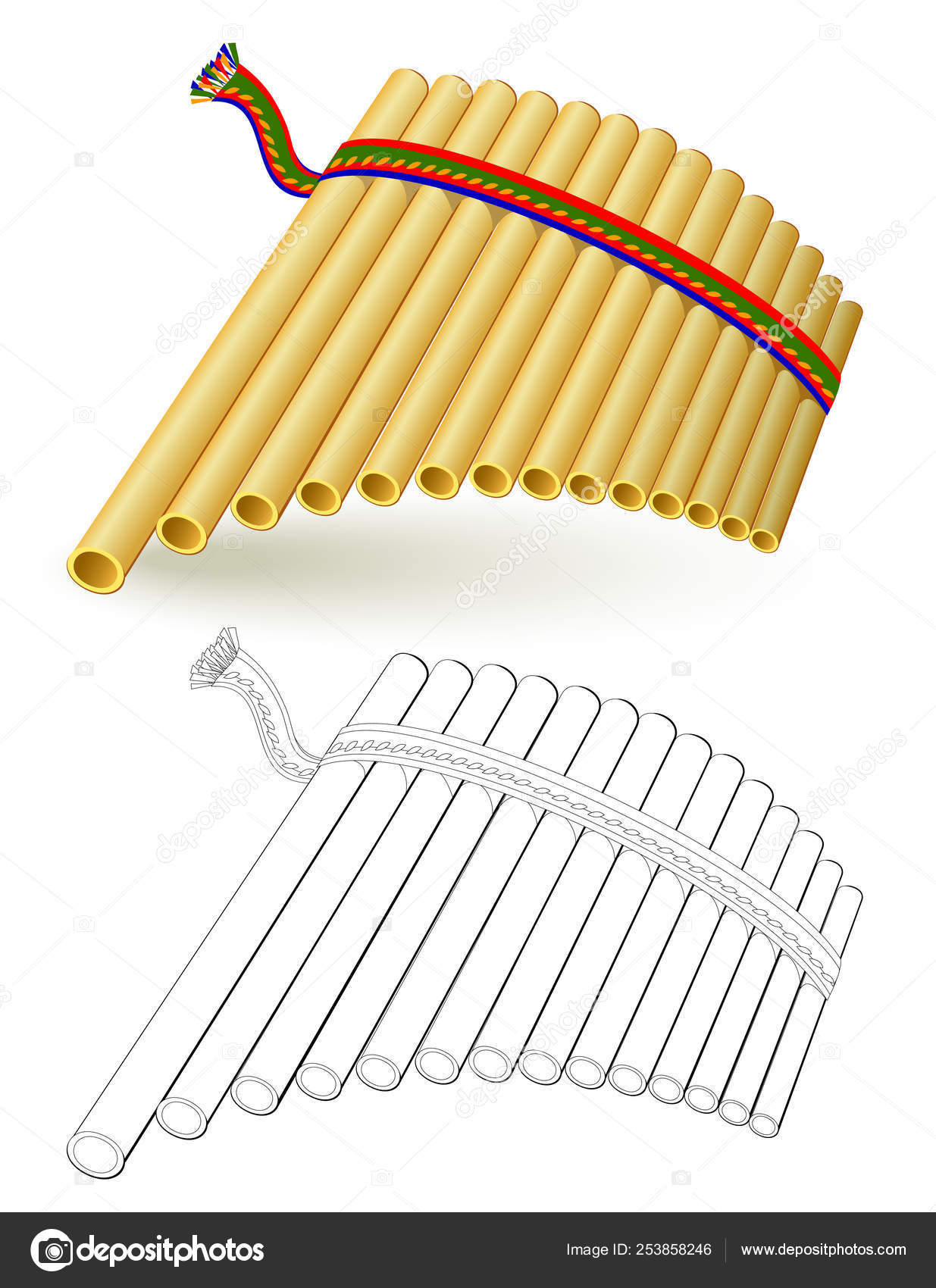 Flauta de pan imágenes de stock de arte vectorial | Depositphotos Flauta de pan imágenes de stock de arte vectorial | Depositphotos