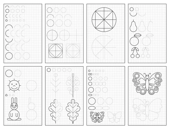 Tracing Alphabet Letter Black White Educational Pages Line Kids ...