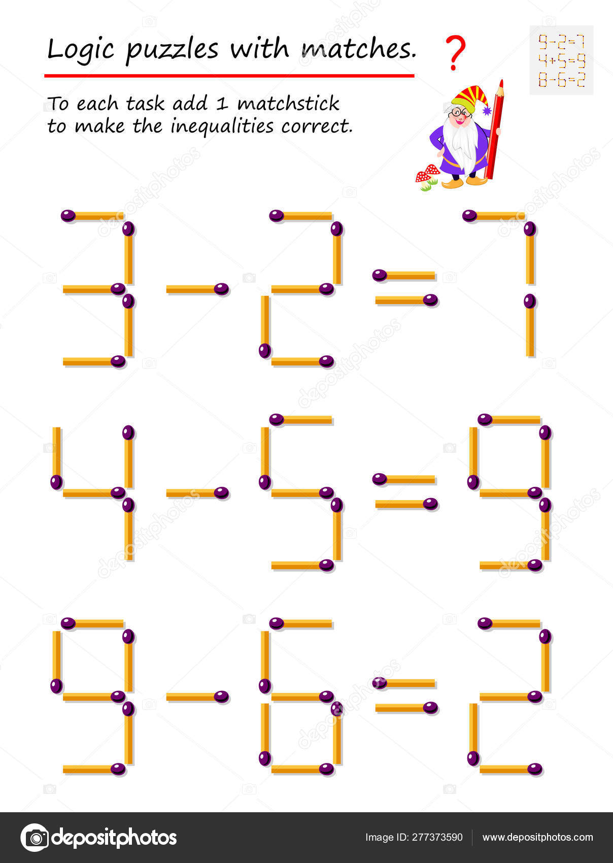 Jogo Quebra Cabeça Lógica Matemática Resolva Exemplos Conte Valor Cada  imagem vetorial de Nataljacernecka© 302730852