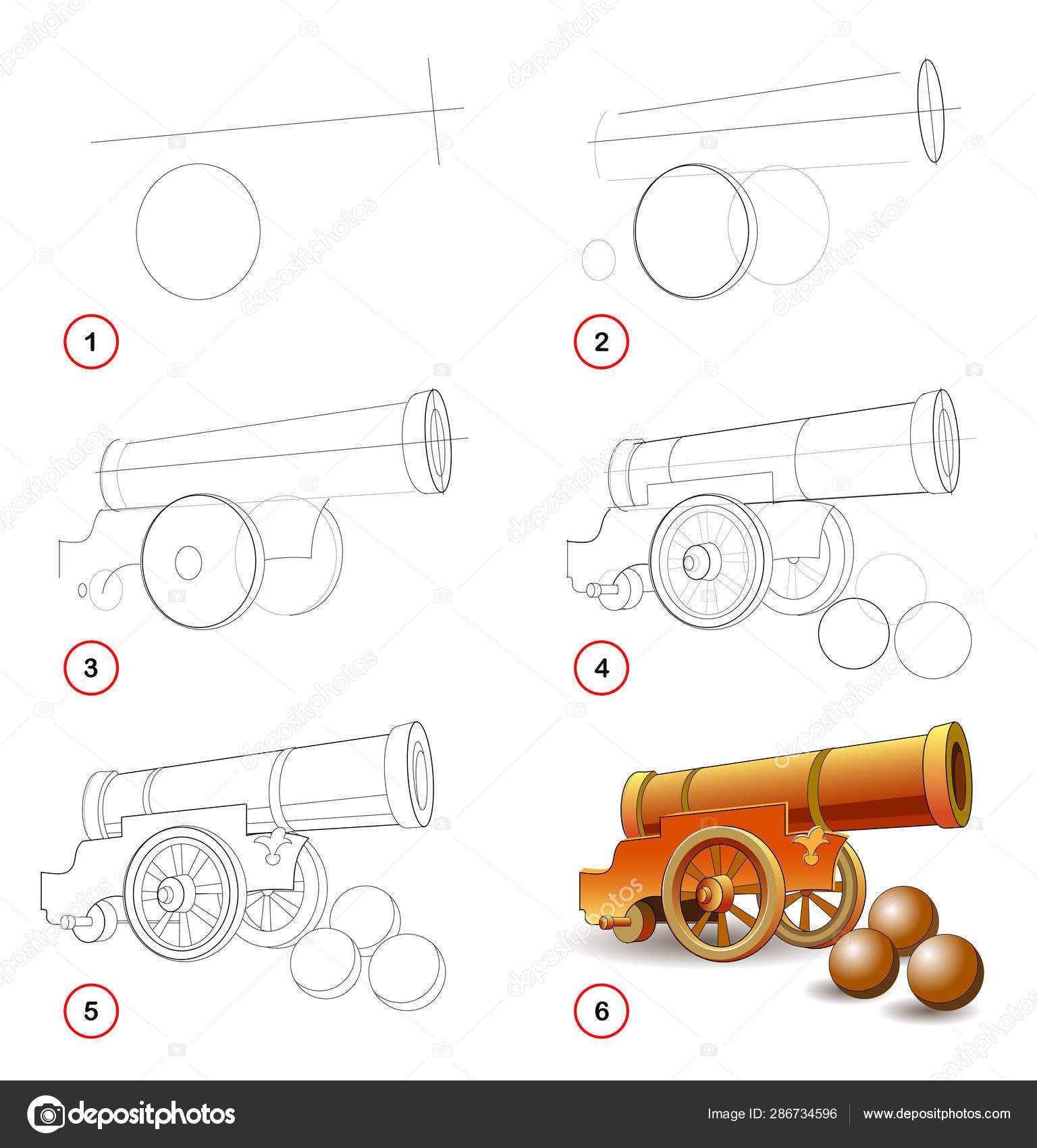 Desenhos de Arma de fogo para colorir e Imprimir - Pintar Grátis Online