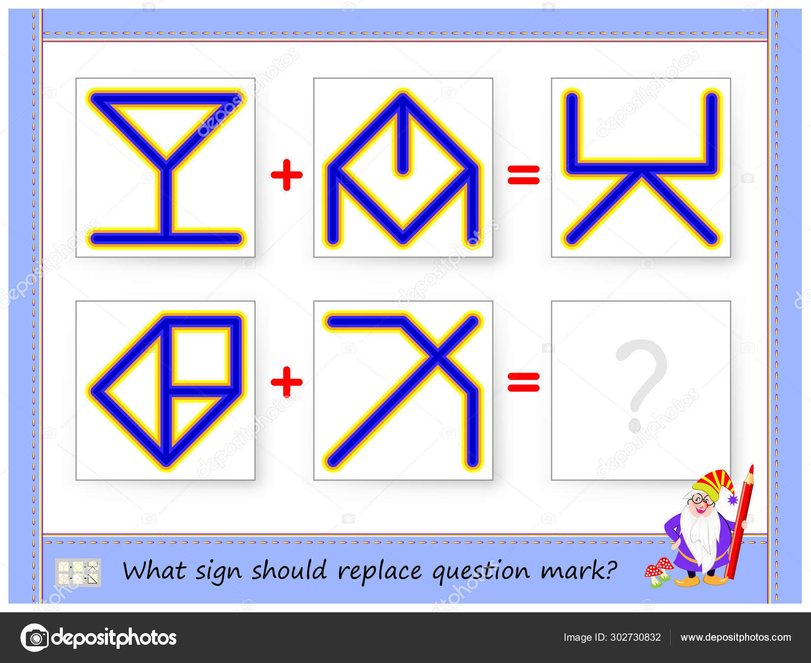 Exercícios de lógica para crianças resolver exemplos de acordo com o modelo  jogo de matemática para crianças imprimível