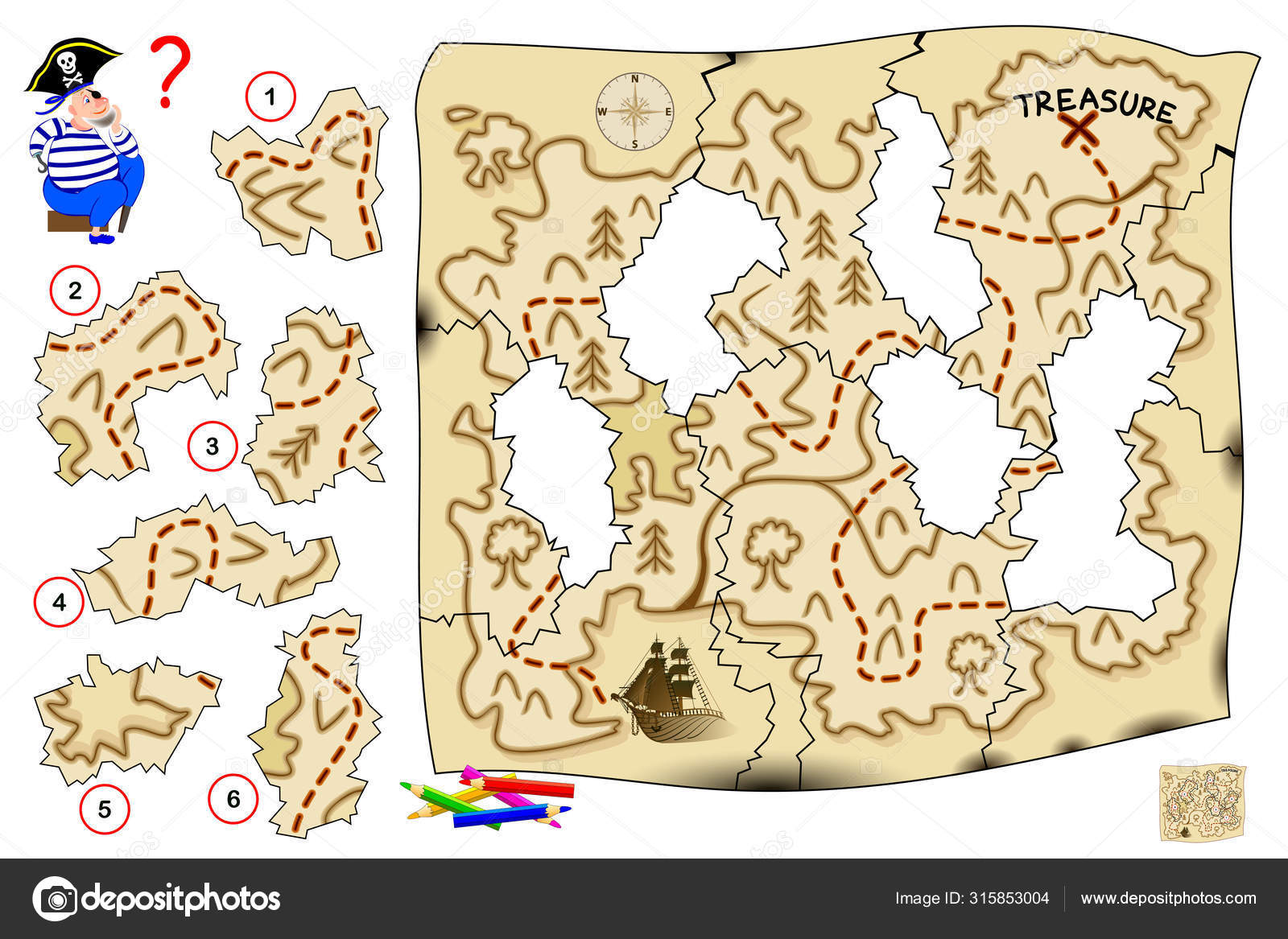 Desenhe seu mapa do tesouro