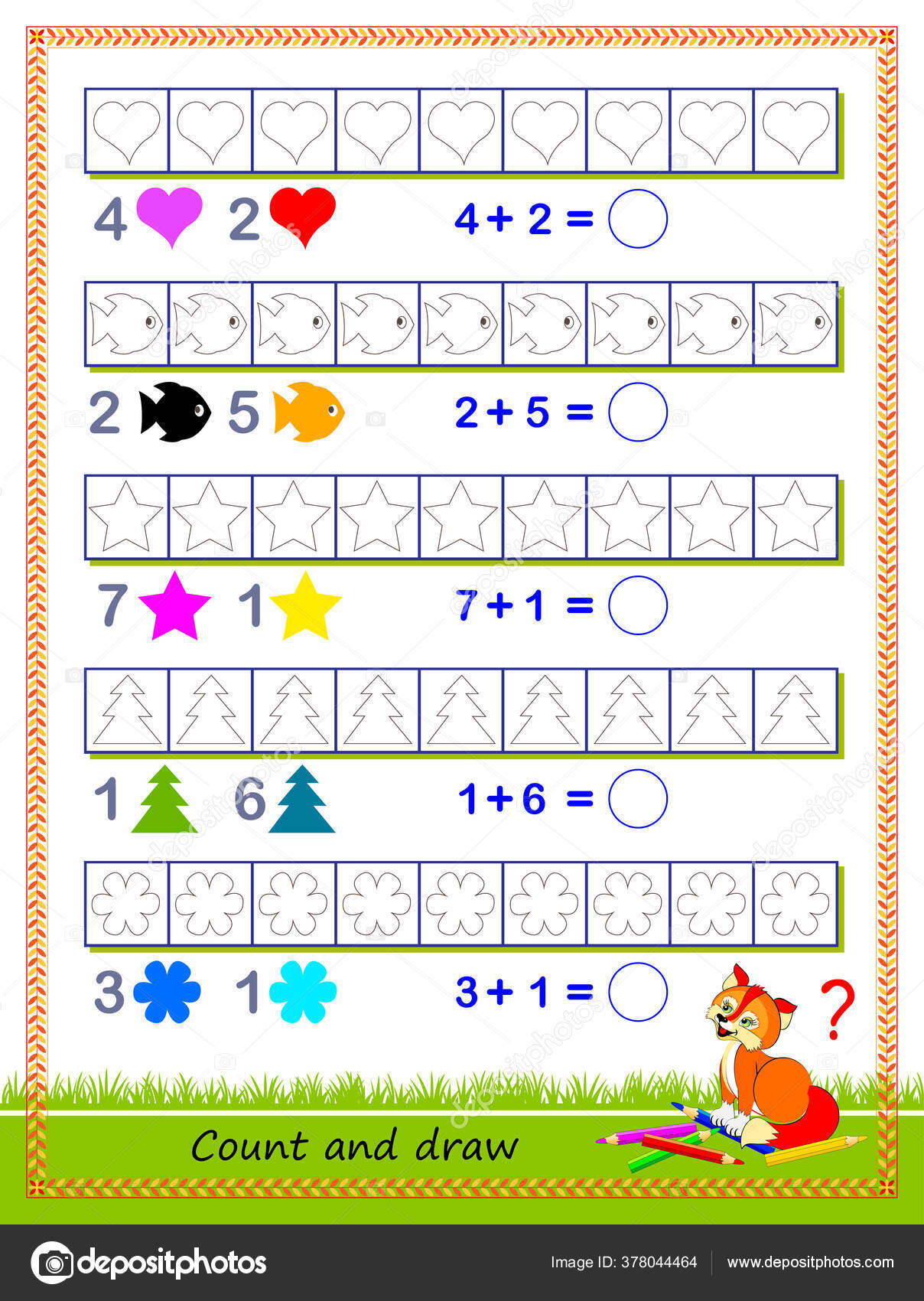 Exercícios e fichas de atividades, Exercícios Matemática