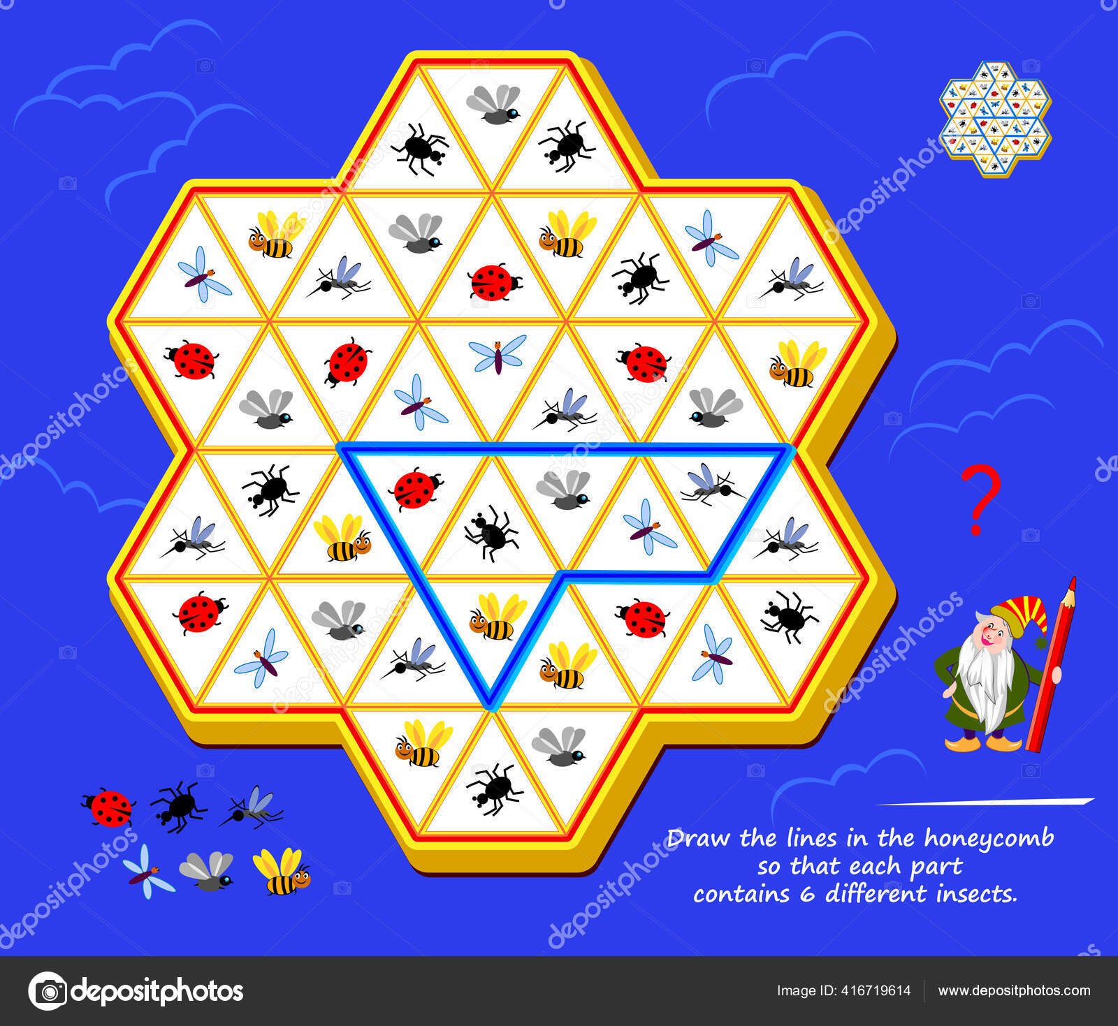 Jogo Lógico Sudoku Para Crianças E Adultos. Quebra-cabeça De