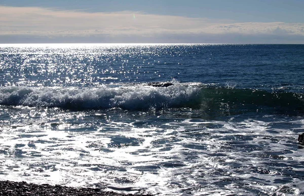 Invierno Mar Sol Sobre Las Aguas —  Fotos de Stock