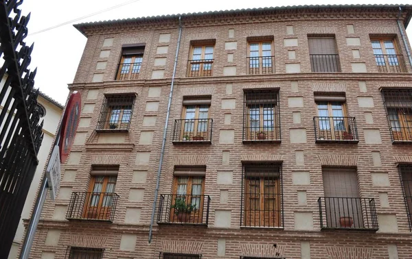 Facade Briks Antequera Malaga Spain — Stock Photo, Image