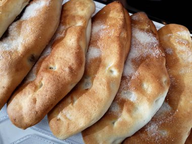 tatlı ekmek buns fırında