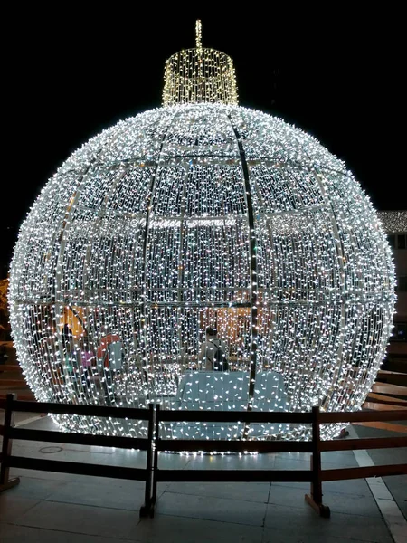Christmas big ball , street decoration