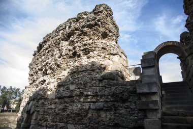 Roma Tiyatrosu'sındaki Merida, İspanya, M.ö. 1. yüzyıl