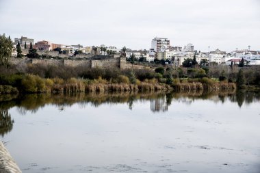 Guadiana nehir Merida, İspanya