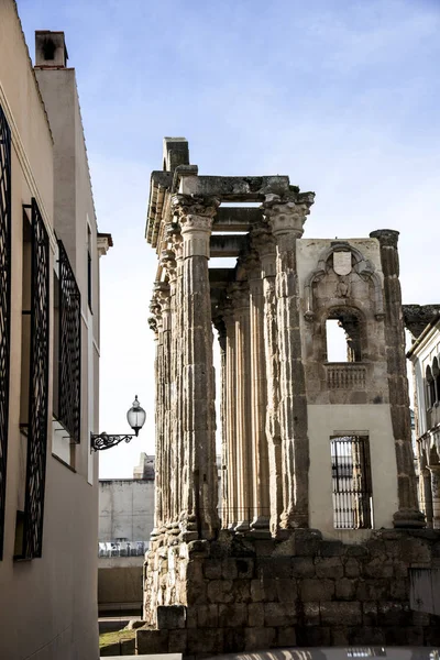 Dianas Temple Merida Spain — Stock Photo, Image