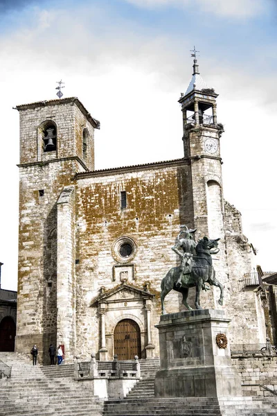 Monumentale Stadt Trujillo Caceres Spanien — Stockfoto