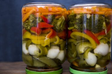 kavanoz sebze muhafaza