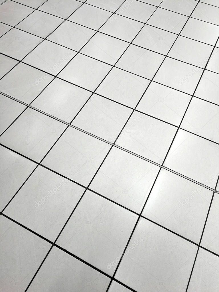 square raft floor on grey