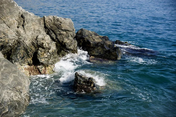 波や海沿いの岩 — ストック写真